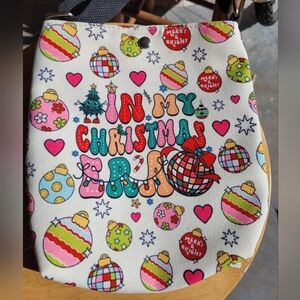 In my Christmas Era Canvas Crossbody Shoulder Bag